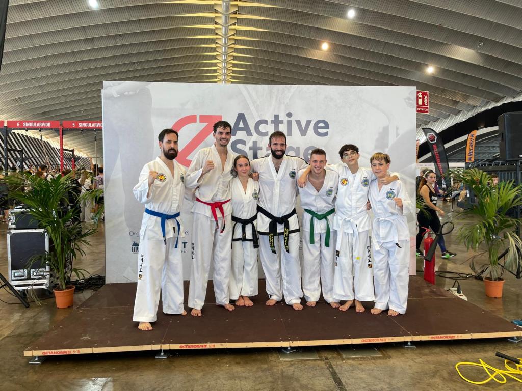 Equipo de Taekwon-Do de La Fábrica en el Canary Islands Sport Summit 2022